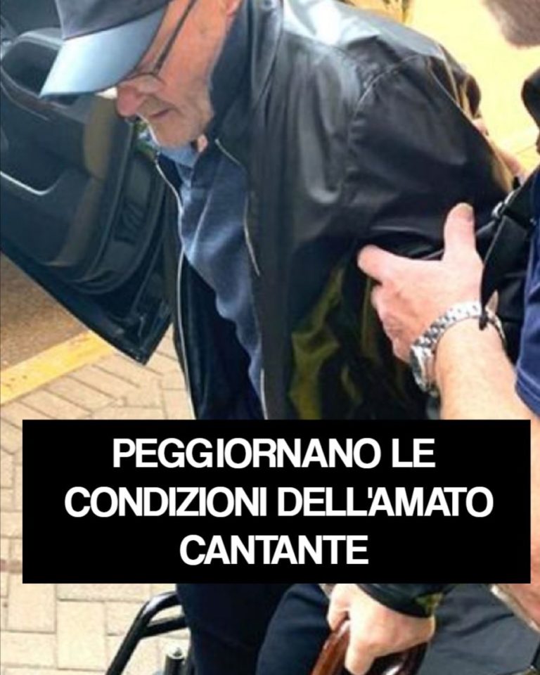 Peggiorano le condizioni del cantante