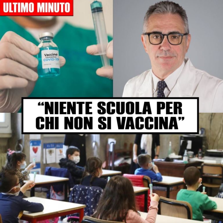 Niente scuola per i No Vax