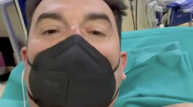 Max Giusti ricoverato in ospedale