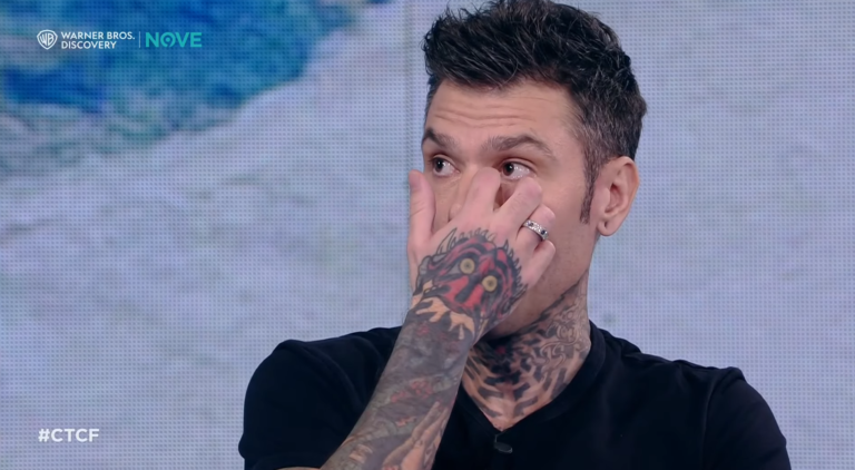 “Che tempo che fa”, Fedez in lacrime: cos’è successo